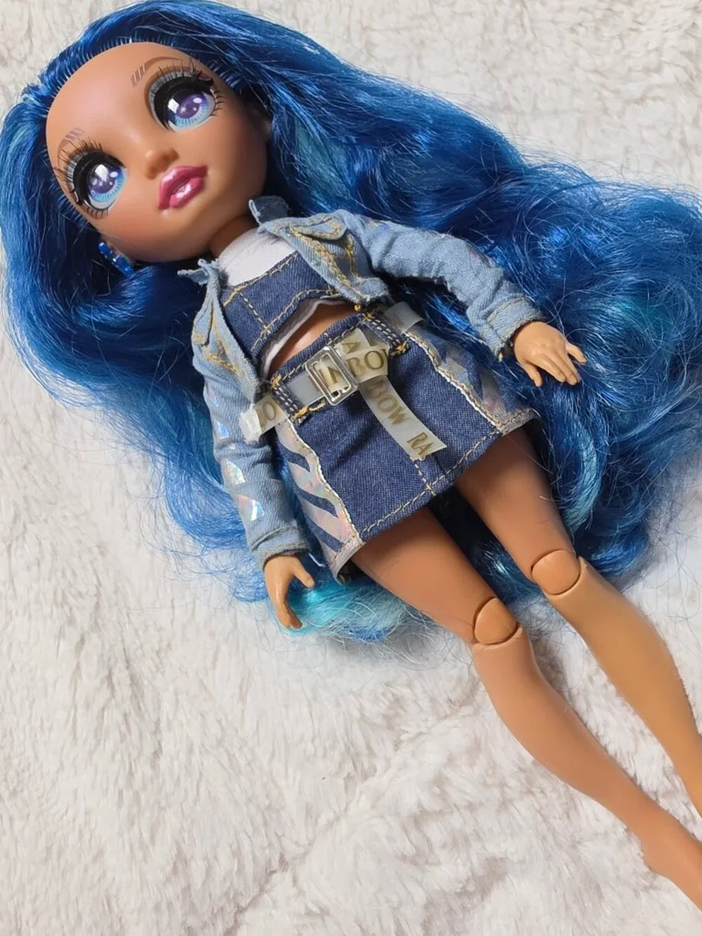 2020 Rainbow High Skyler Bradshaw Series 1 Blue Fashion Doll MGA